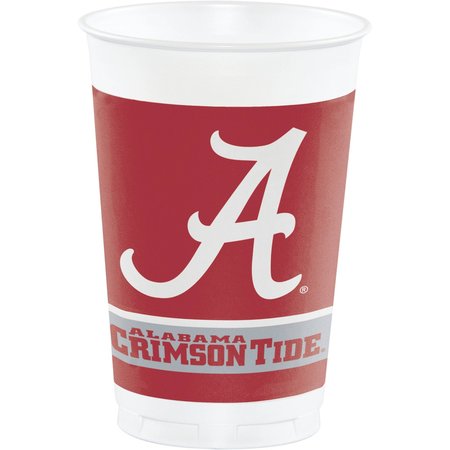NCAA 20 oz University of Alabama Plastic Cups PK96, 96PK 374697